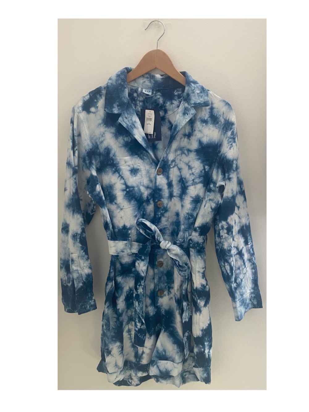 NWT GAP Tie-Dye Romper Women’s 10 Petite - Picture 2 of 5